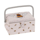 Embroidered Bee Sewing Box