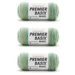 Basix® Worsted Marls Bag of 3