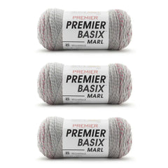 Basix® Worsted Marls Bag of 3