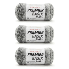 Basix® Worsted Marls Bag of 3