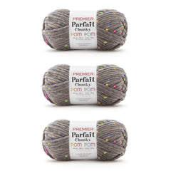 Parfait Chunky Pom Pom Bag of 3